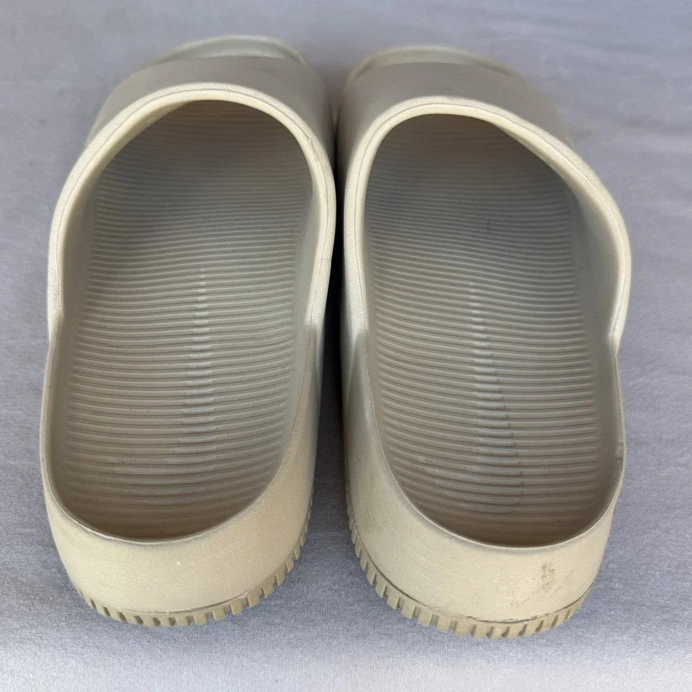 Size 12 - Nike Calm Slide Unisex Casual Slides Slipper Gym Swim Khaki FD4116-201